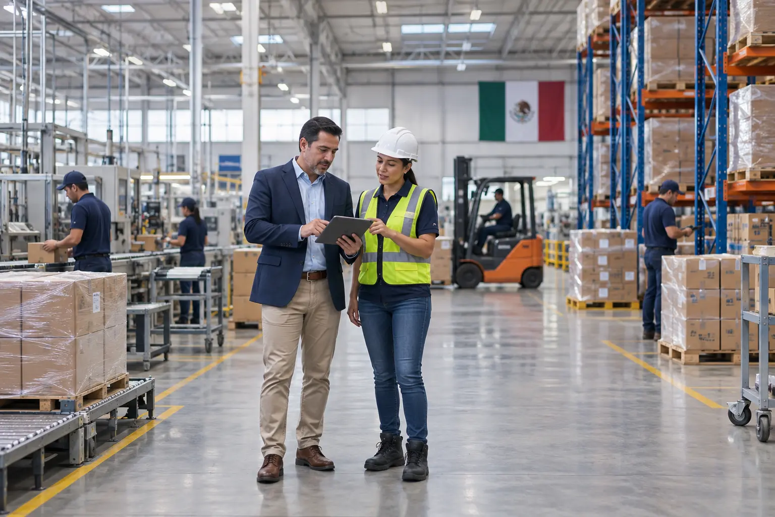 Instalaciones y operación de una empresa protegidas